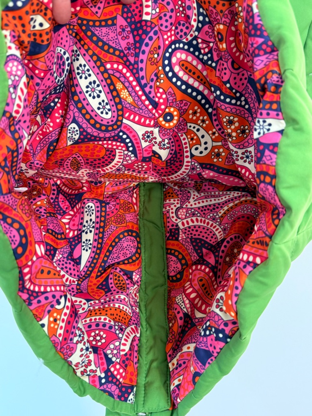 Lilly Pulitzer Bright Green Quilted Puffer Vest - Picture 5 of 6